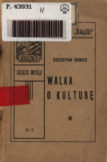 Walka o kulturę