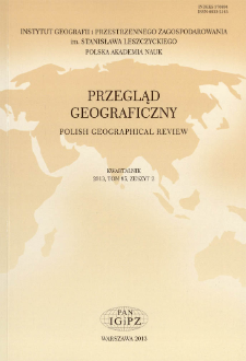 Wykorzystanie metody 2SFCA w badaniach dostępności przestrzennej usług medycznych = The application of the two-step floating catchment area method to studies of accessibility of healthcare services