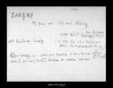 Zaręby, now part of Liberadz. Files of Szrensk district in the Middle Ages. Files of Historico-Geographical Dictionary of Masovia in the Middle Ages