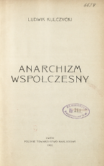 Anarchizm współczesny