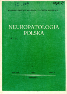 Neuropatologia Polska T.17 z.3 (1979)