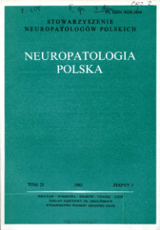 Neuropatologia Polska T.21 z.3 (1983)