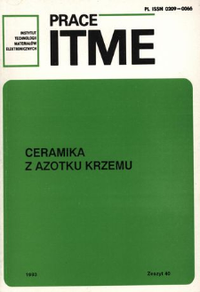 Ceramika z azotku krzemu = Silicon nitride ceramics