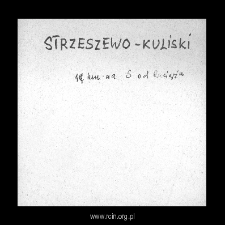 Strzeszewo-Kuliski. Files of Plonsk district in the Middle Ages. Files of Historico-Geographical Dictionary of Masovia in the Middle Ages