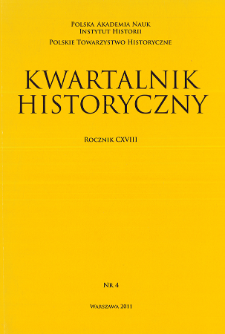 Kwartalnik Historyczny R. 118 nr 4 (2011), Komunikaty