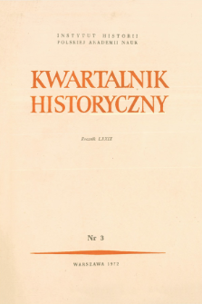 Patriotyczna opozycja na sejmie 1773 r. : uwagi na marginesie działalności w sejmie i w delegacji 19 IV - 28 IX