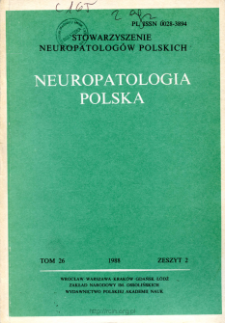 Neuropatologia Polska T.26 z.2 (1988)
