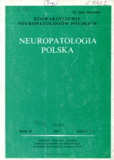Neuropatologia Polska T.29 z.3-4 (1990)