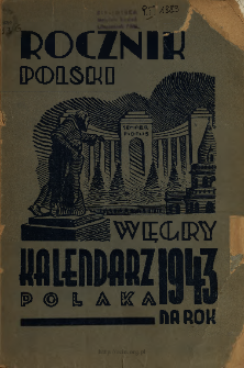 Kalendarz Polaka na Węgrzech na Rok 1943