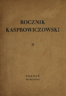 Rocznik Kasprowiczowski.