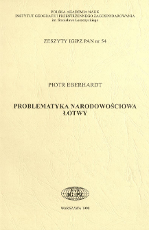 Problematyka narodowościowa Łotwy