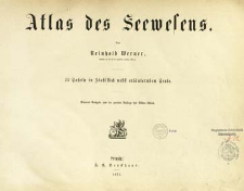 Atlas des Seewesens : 25 Tafeln in Stahlstich nebst erläuternden Texte