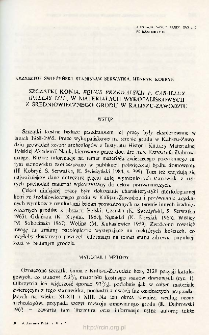 Szczątki konia, Equus przewalskii f. caballus (Pallas 1811), w materiałach wykopaliskowych z średniowiecznego grodu w Kaliszu-Zawodziu