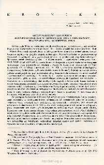 Archeologia Polski T. 34 (1989. - 1990) Z. 2, Kronika