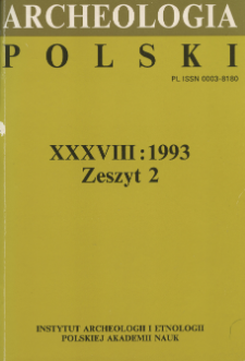 Wybrane zagadnienia relacji między Niziną Padańską a Kotliną Karpacką w młodszej epoce kamienia