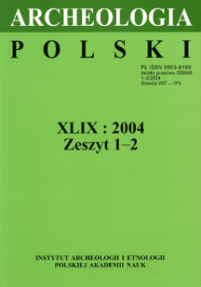 Układy przestrzenne w krzemieniach kultury janisławickiej na podstawie zespołów krzemiennych z wykopów 4 i 7 ze stanowiska Nieborowa I, gm. Sawin, woj. lubelskie