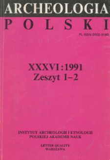 Uwagi na temat mezolitu ceramicznego i neolitu strefy leśnej na Niżu polskim