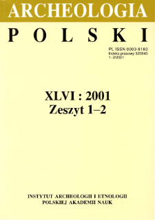 Możliwości interpretacji znalezisk z łużycko-kloszowej osady we Władysławowie, stan. 2, woj. mazowieckie