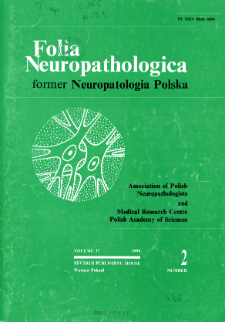 Folia Neuropathologica : former Neuropatologia Polska Vol.37 (1999) nr 2