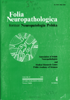 Folia Neuropathologica : former Neuropatologia Polska Vol.37 (1999) nr 4