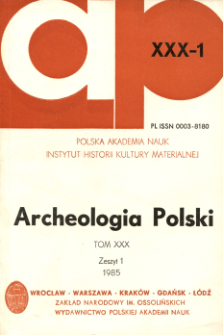 Próba zastosowania funkcji dyskryminacyjnej do zróżnicowania wielkości kości konia w materiałach archeozoologicznych