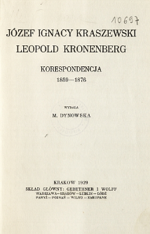 Korespondencja : 1859-1876