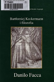 Bartłomiej Keckermann i filozofia