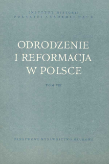 Projekt słownika geograficzno-historycznego reformacji w Polsce
