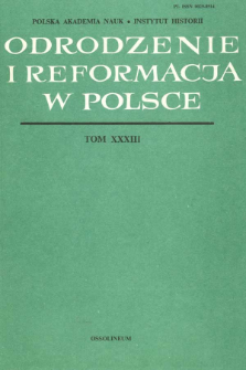 Z problematyki edytorskiej korespondencji Hozjusza