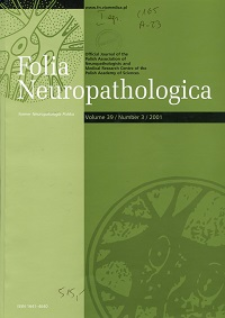 Folia Neuropathologica : former Neuropatologia Polska Vol.39 (2001) nr 3