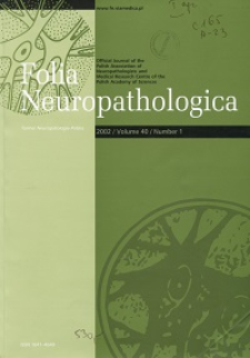 Folia Neuropathologica : former Neuropatologia Polska Vol.40 (2002) nr 1