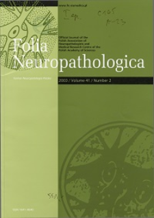 Folia Neuropathologica : former Neuropatologia Polska Vol.41 (2003) nr 2