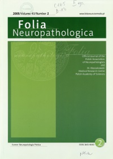Folia Neuropathologica : former Neuropatologia Polska Vol.43 (2005) nr 2