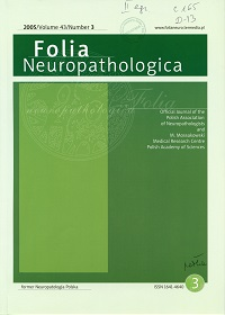 Folia Neuropathologica : former Neuropatologia Polska Vol.43 (2005) nr 3