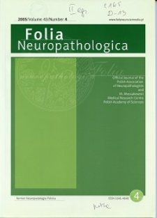 Folia Neuropathologica : former Neuropatologia Polska Vol.43 (2005) nr 4