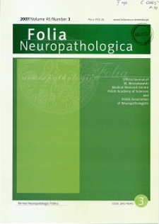 Folia Neuropathologica : former Neuropatologia Polska Vol.45 (2007) nr 3