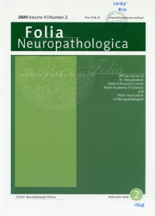 Folia Neuropathologica : former Neuropatologia Polska Vol.47 (2009) nr 2