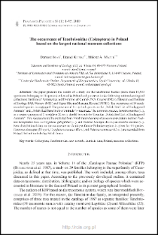 The occurrence of Tenebrionidae (Coleoptera) in Poland based on the largest national museum collections