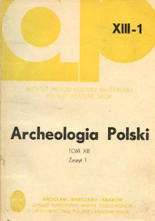 Z problematyki wytwórczości metalurgicznej epoki brązu w północno-wschodniej Polsce i na terenach sąsiednich