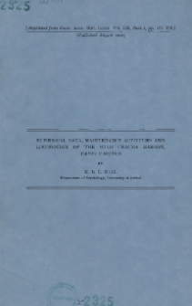 Numerical data, maintenance activities and locomotion of the wild chacma baboon, Papio ursinus