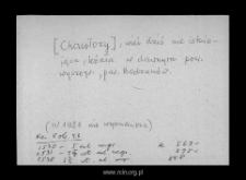 Chawłozy. Files of Wyszogrod district in the Middle Ages. Files of Historico-Geographical Dictionary of Masovia in the Middle Ages