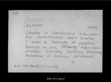 Cumino. Kartoteka powiatu wyszogrodzkiego w średniowieczu. Kartoteka Słownika historyczno-geograficznego Mazowsza w średniowieczu