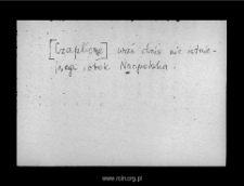 Czaplice. Files of Wyszogrod district in the Middle Ages. Files of Historico-Geographical Dictionary of Masovia in the Middle Ages