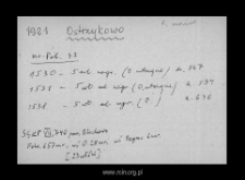 Ostrzykowo . Files of Wyszogrod district in the Middle Ages. Files of Historico-Geographical Dictionary of Masovia in the Middle Ages