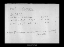 Sarzyn. Files of Wyszogrod district in the Middle Ages. Files of Historico-Geographical Dictionary of Masovia in the Middle Ages