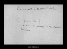 Sochocino-Niemierzyce. Kartoteka powiatu wyszogrodzkiego w średniowieczu. Kartoteka Słownika historyczno-geograficznego Mazowsza w średniowieczu