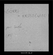 Górki Średnie. Files of Liw district in the Middle Ages. Files of Historico-Geographical Dictionary of Masovia in the Middle Ages