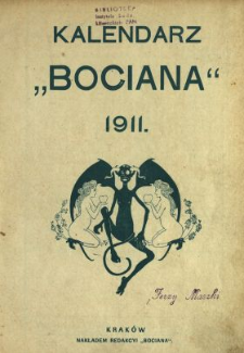 Kalendarz "Bociana" na Rok 1911