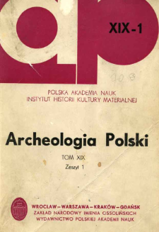 O teoretycznych podstawach archeologii : prezentacja i próba analizy poglądów D. L. Clarke'a