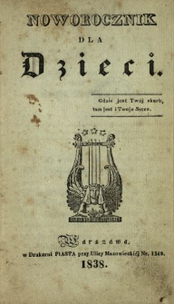 Noworocznik dla Dzieci 1838